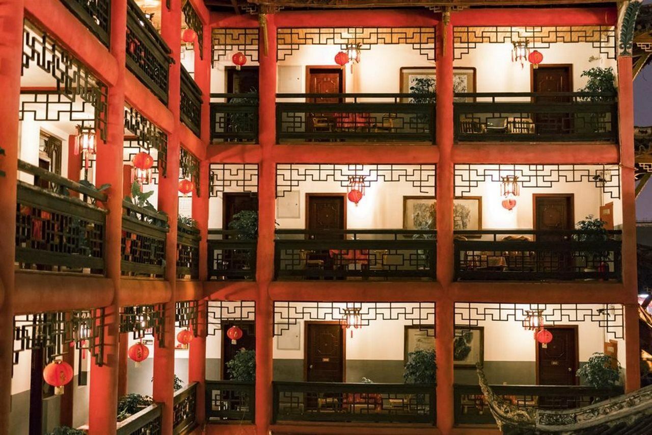 Chengdu Dreamstravelwenjuncourtyardhotel Bagian luar foto